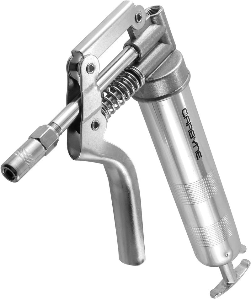 CARBYNE Pistol Grip Mini Grease Gun - 3000 PSI Heavy Duty with Flex Hose and Rigid Tube - Image 1