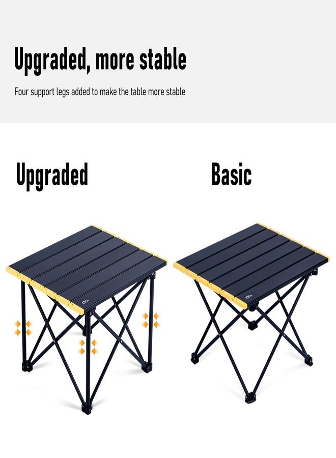 iClimb Ultralight Compact Camping Folding Table with Carry Bag (Reinforced Black - S) - Image 3