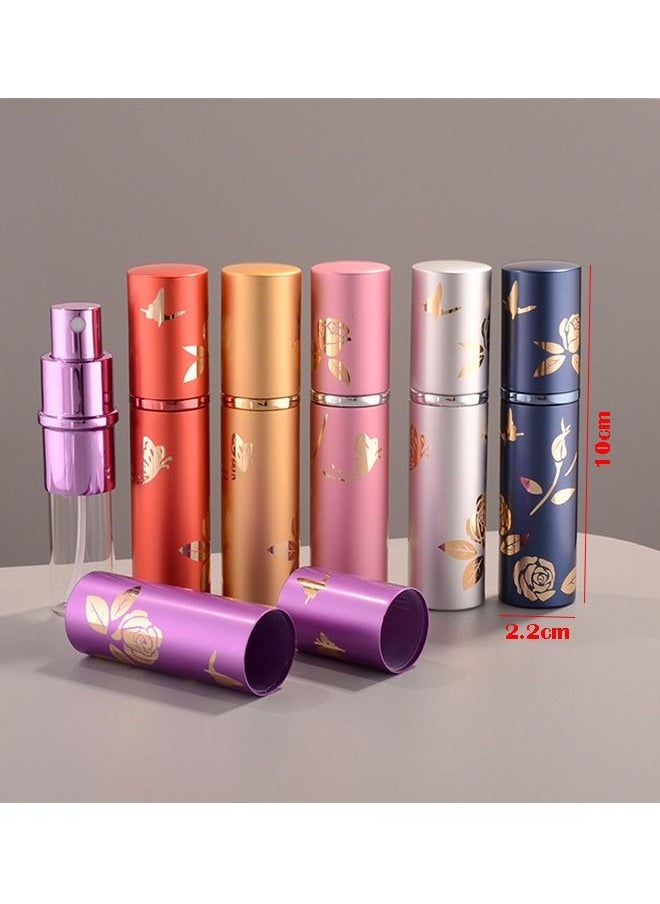 ZCM-HAPPY 6 pieces Refillable Perfume Atomizer Bottle Set Portable Recycling Small Spray Bottle 10 ml  - Image 2