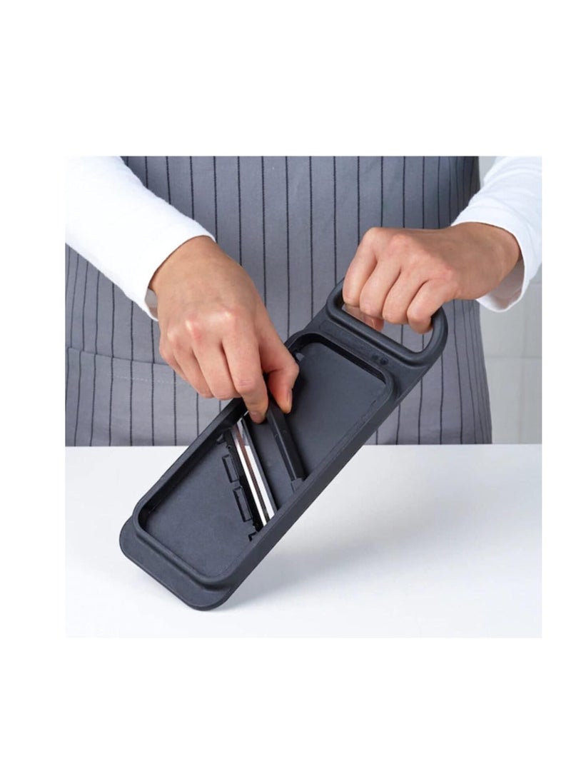 آيكيا فراكتا قطاعة خضروات يدوية متعددة الاستخدامات هيكل من بلاستيك البولي أميد شفرة من الفولاذ المقاوم للصدأ قابلة للغسيل - Image 2