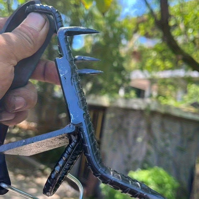 Tree Climbing Six Claw Cat Claw Rebar Tool Quenching Widened Anti Skid Universal One Pair Plus One Strap - Image 4