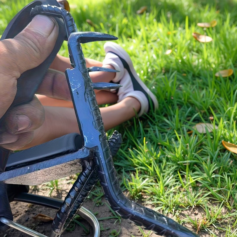 Tree Climbing Six Claw Cat Claw Rebar Tool Quenching Widened Anti Skid Universal One Pair Plus One Strap - Image 2