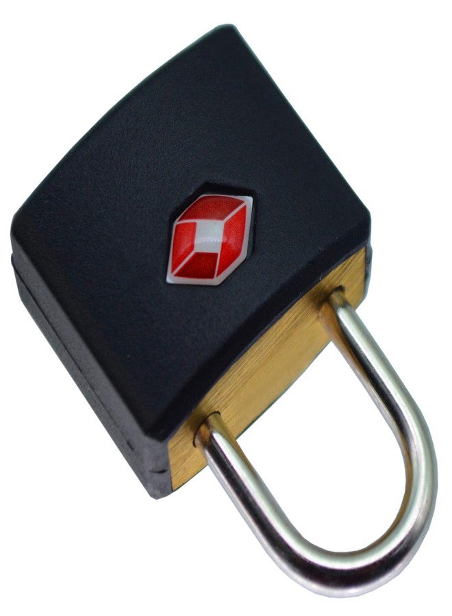 SJ Metal TSA Approved Lock with Key for US International Locks for Luggage Padlock Multi Color Portable Size -08 - Image 4
