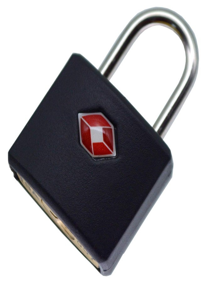 SJ Metal TSA Approved Lock with Key for US International Locks for Luggage Padlock Multi Color Portable Size -08 - Image 1