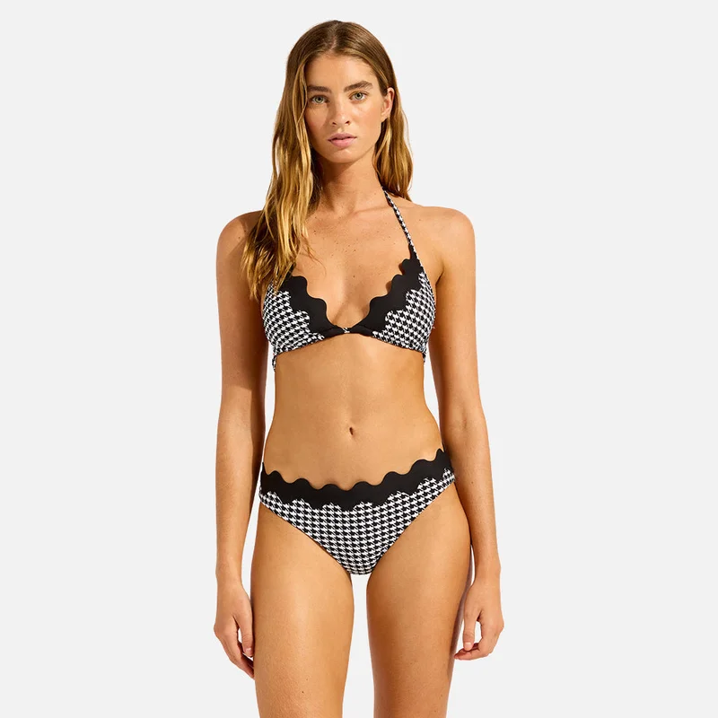 Seafolly  Gia Check Ric Rac Hipster Bikini Bottom - Women for Women | Best Price UAE