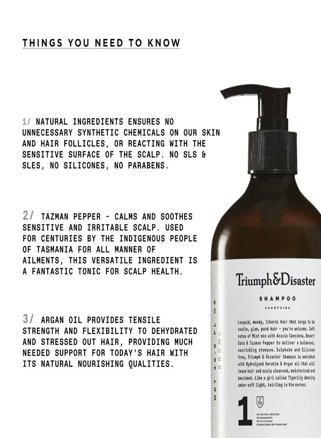 TRIUMPH & DISASTER | Shampoo, Deep Cleansing - Soothes & Hydrates Sensitive, Dry and Damaged Hair & Scalp with Keratin for Men & Women, 16.9 fl oz - Image 4