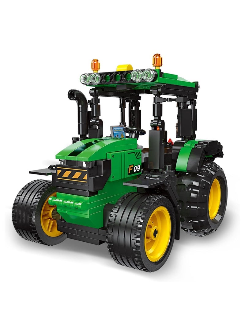 لعبة تركيب جرار زراعي للأطفال – تصميم واقعي ملون يشجع على اللعب الإبداعي وتنمية المهارات الهندسية والبنائية.   يتكوّن من قطع بلاستيكية آمنة وسهلة التركيب، ويُعد خيارًا رائعًا لهواة المكعبات ومحبي الآليات. مناسب للأطفال من عمر 6 سنوات فما فوق - Image 1