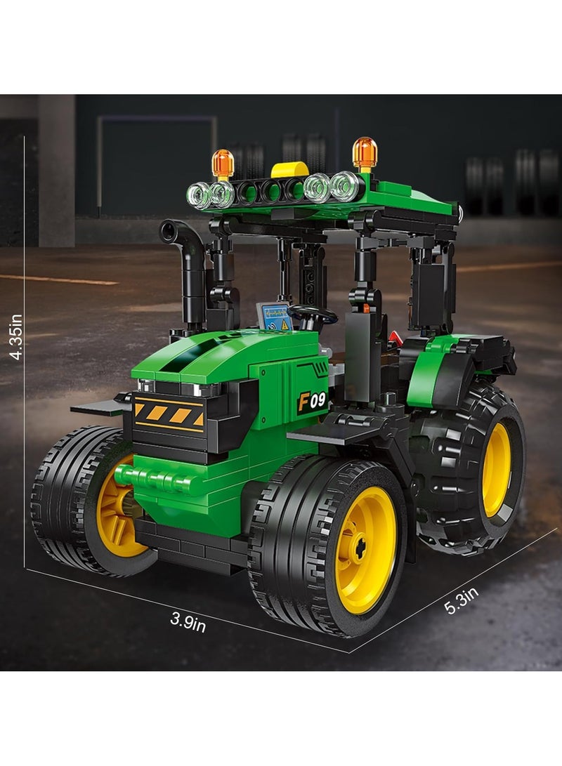 لعبة تركيب جرار زراعي للأطفال – تصميم واقعي ملون يشجع على اللعب الإبداعي وتنمية المهارات الهندسية والبنائية.   يتكوّن من قطع بلاستيكية آمنة وسهلة التركيب، ويُعد خيارًا رائعًا لهواة المكعبات ومحبي الآليات. مناسب للأطفال من عمر 6 سنوات فما فوق - Image 3