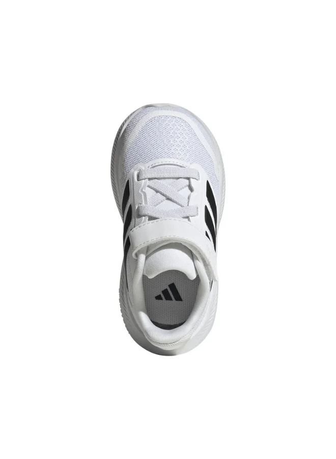 adidas أديداس ران فالكون 5 إل آي يو سنيكرز أبيض للأطفال