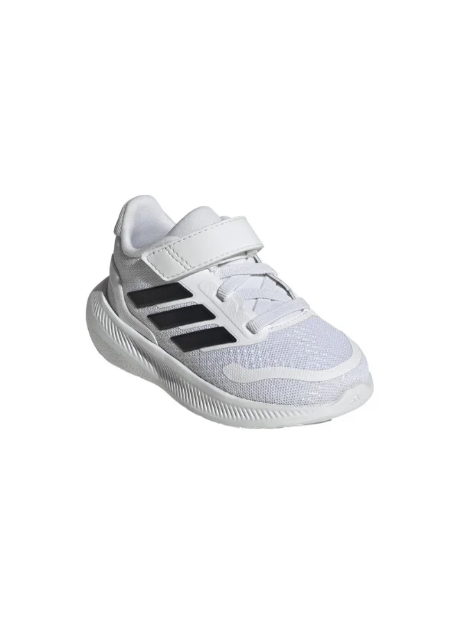 adidas أديداس ران فالكون 5 إل آي يو سنيكرز أبيض للأطفال
