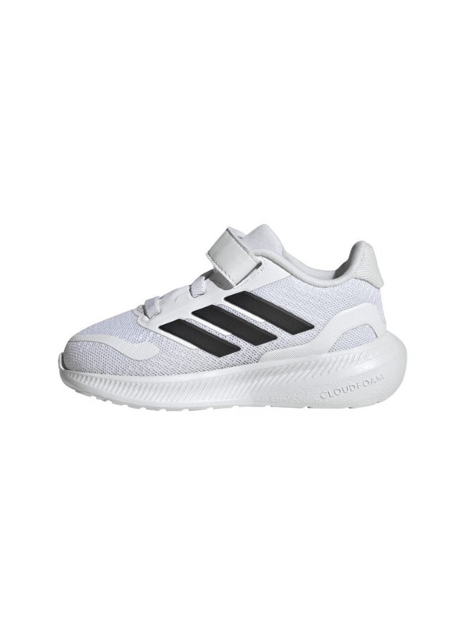 adidas أديداس ران فالكون 5 إل آي يو سنيكرز أبيض للأطفال - Image 5
