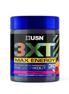 USN USN 3xt Max Energy Fruit Punch 30 servings  - Image 1