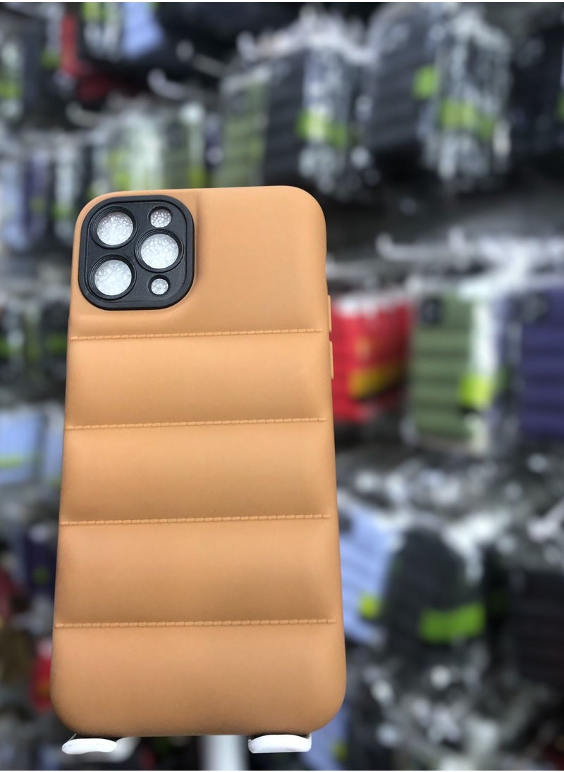 Generic - iPhone 11 Pro Puffer Silicone Case Back Cover - Image 1
