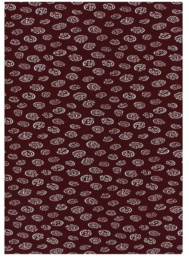 KOMESICHI irodori Japanese Traditional Towel Tenugui Hyottoko (Brown) 12.99 x 34.64 in with Tenugui Iroha (English Manual) - Image 2