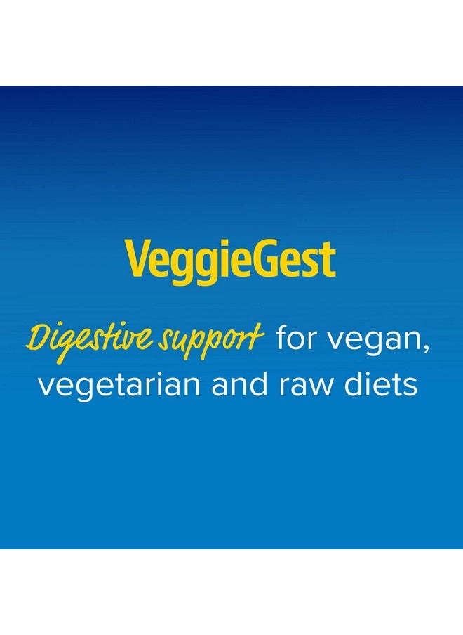 Veggiegest Digestive Enzymes For Vegan Vegetarian And Raw Diets Prevents Gas And Bloating 90 Capsules Ffp