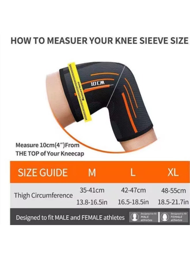 JINGBA SUPPORT Flexible knee brace for pain relief and joint support – breathable material and ergonomic design for sports - Image 4