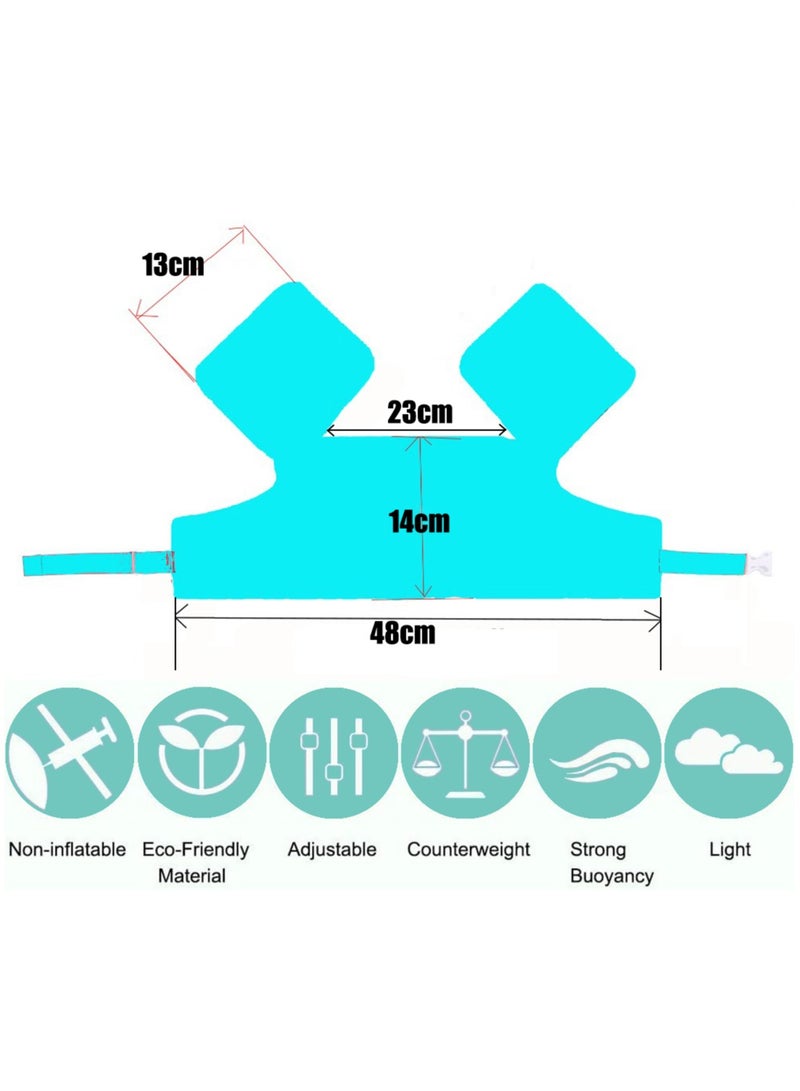 Toddler Swim Vest Kids Water Wings Arm Floaties for 30-55 Pounds Infant Safety Swim Aid Jumper Inflatable Swim Arm Bands Float Sleeves Swimming Armbands for Sea/Pool/Beach/Training (Crab) - Image 3