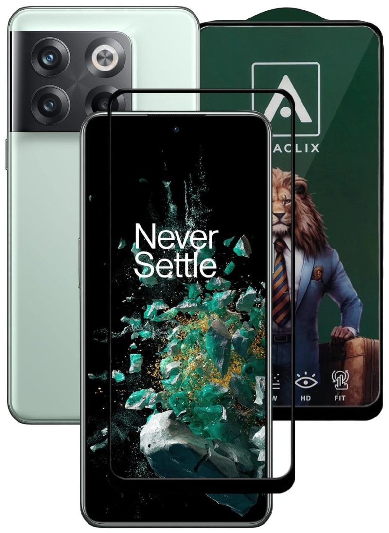 ACLIX Antistatic ESD Dustproof Premium Quality High Definition Tempered Glass Screen Protector Designed For OnePlus 10T - Image 1