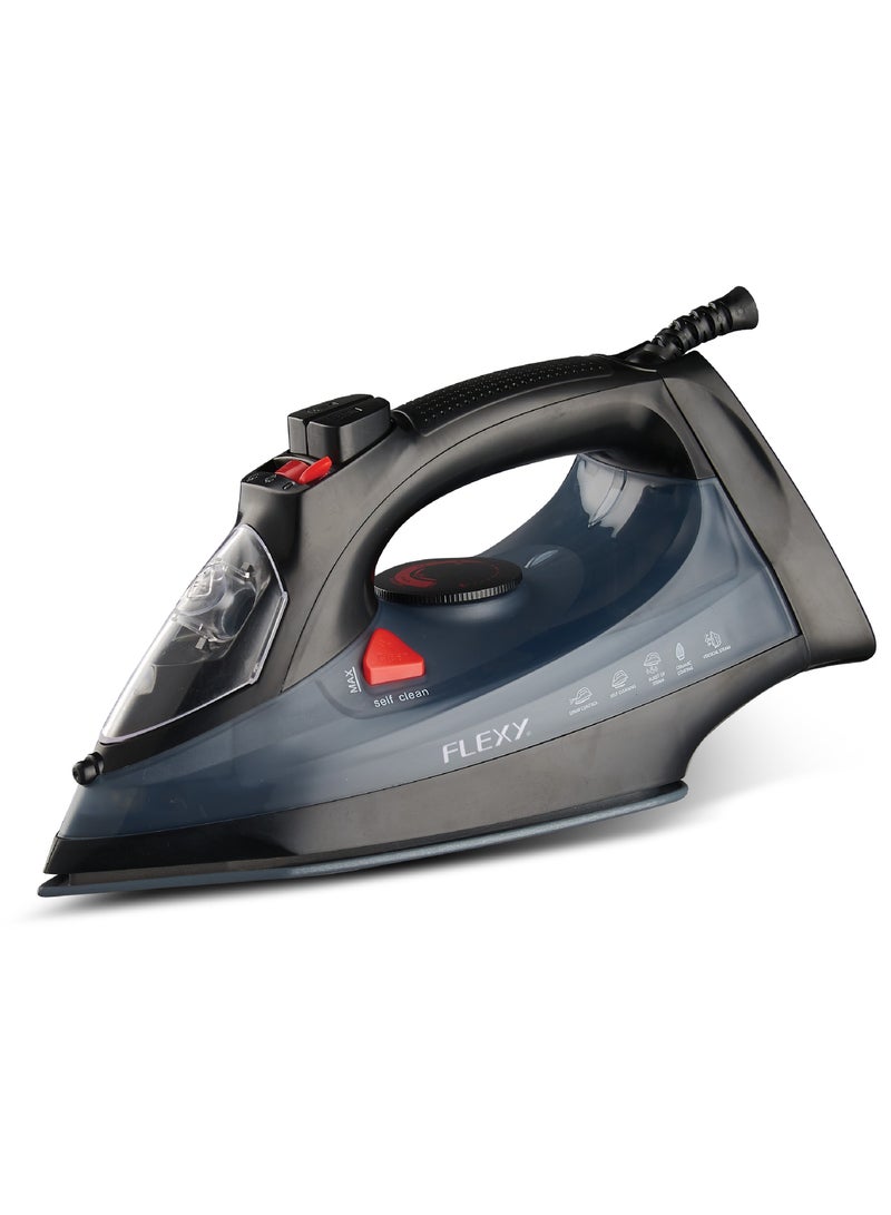 Flexy FLEXY® Steam Iron – Advanced Temp Control, Ceramic Soleplate, 130ml Tank, Vertical Steam, Dry/Iron Mode, Overheat Safety, Heat Indicator, 2-Year Warranty - Image 1