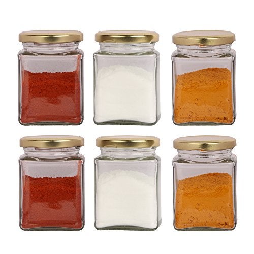 Pure Source India Squire Glass Cookie Jars – 150 Ml, 12 Piece, Transparent - Image 5