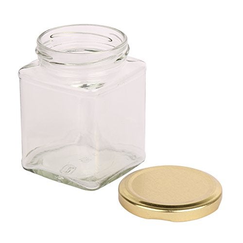 Pure Source India Squire Glass Cookie Jars – 150 Ml, 12 Piece, Transparent - Image 2