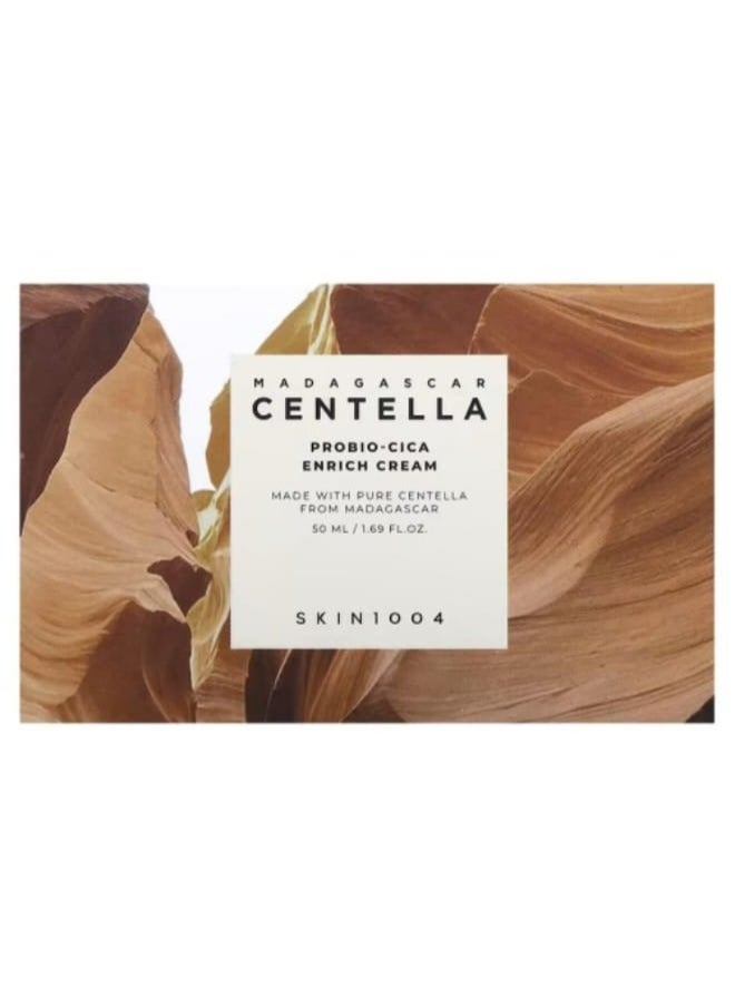 SKIN 1004 - Madagascar Centella Probio-Cica Enrich Cream, Formulated Probio-Cica And Teca For Calming Effects 50Ml Skin1004 Brown - Image 1