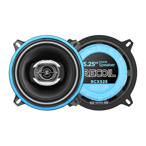RECOIL RCX525 Echo Series 5.25-Inch Car Audio Coaxial Speaker System - Image 1