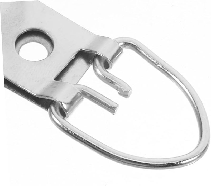 حلقات D ثقيلة لتعليق الصور 12 قطعة لتثبيت الأعمال الفنية والمرايا وزخارف الحائط بأمان - Image 4