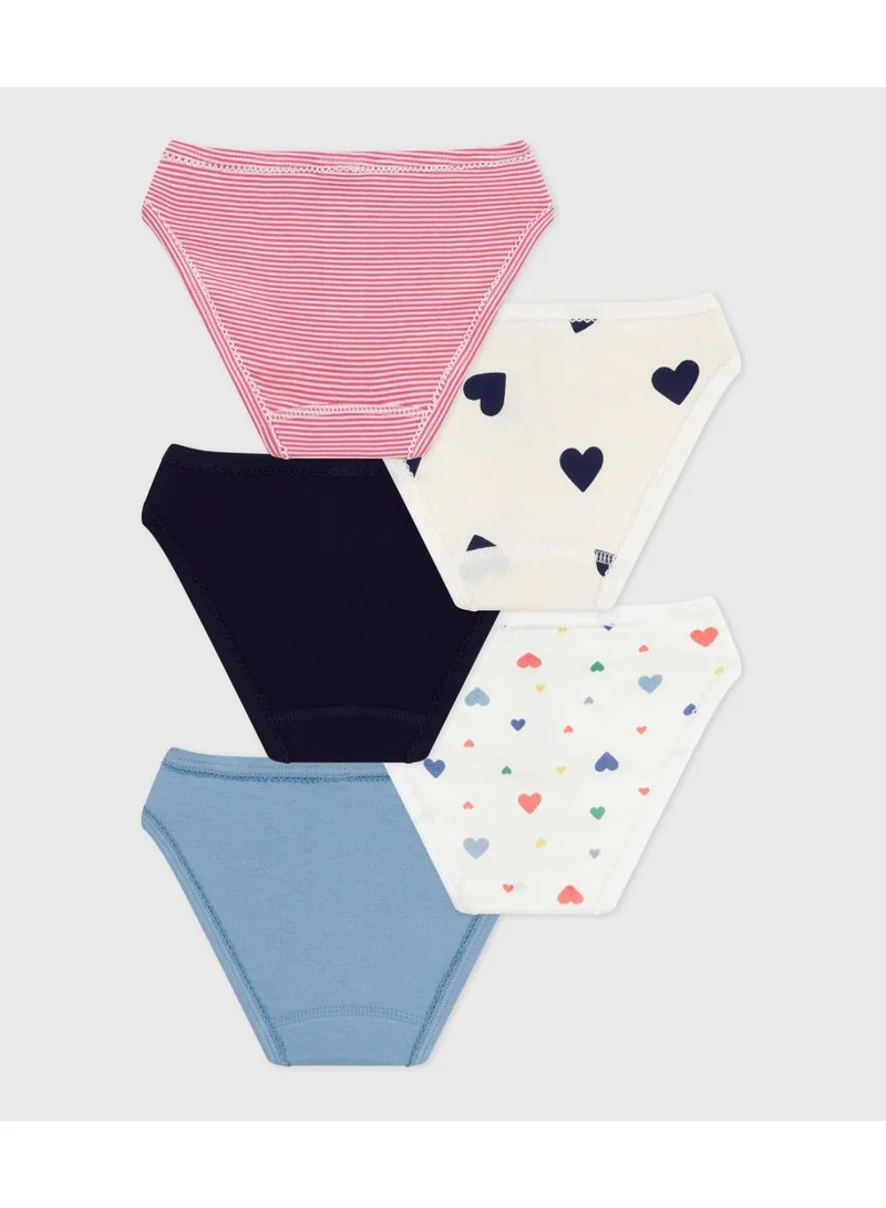 بيتي باتو Pack of children's heart-print cotton pants