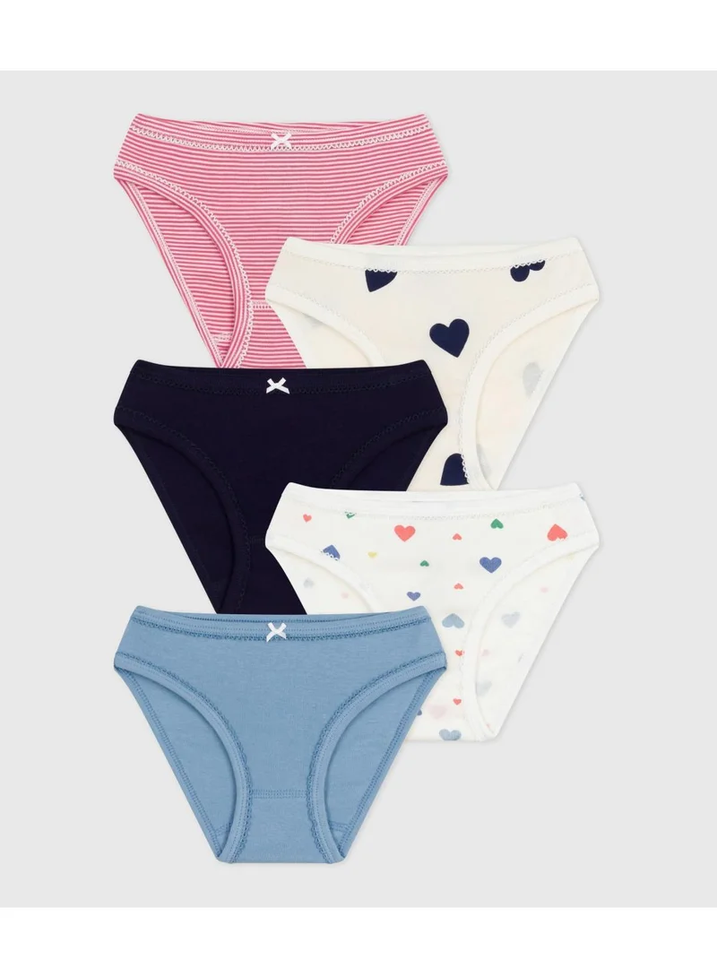 بيتي باتو Pack of children's heart-print cotton pants