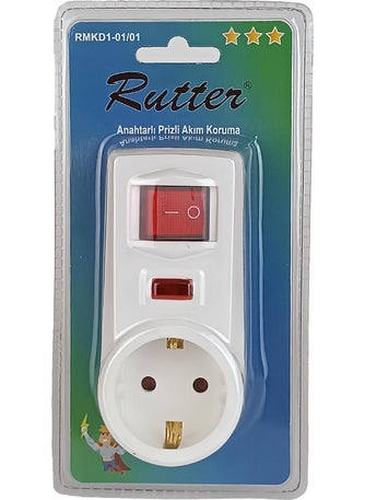 Apera Rutter Rmkd1 Switched Socket Current Protection 3500W Power Child Protection Lock Wall Socket Electrical Plug  - Image 1