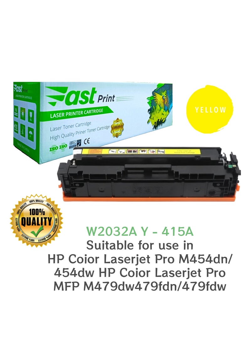 Fast Print Toner 415A YELLOW - W2032A  - Image 1