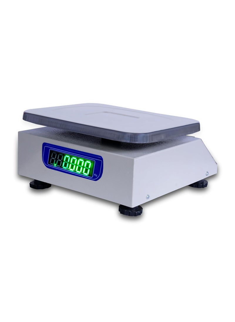 CHHOKRA - CHHOKRA LAXMI GOLD WEIGHING SCALE 30KG WITH FRONT AND BACK DOUBLE SCREEN DISPLAY FOR SHOPSS Pan Weighing Scale - Image 1