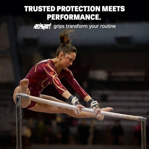 Reisport womens XX-Small Ladies Protec Hyper Uneven Bar Grips, Natural, XX-Small 00 US - Image 4