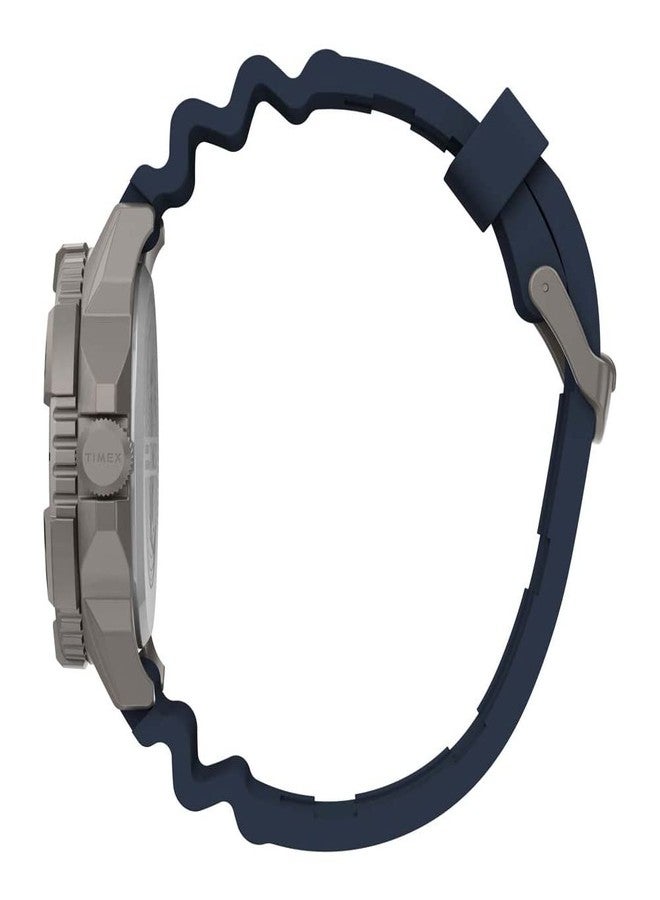 Timex Men's Analog Quartz Watch with Silicone Strap TW2V40800 - Image 2