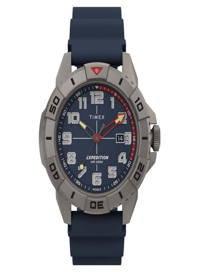 Timex Men's Analog Quartz Watch with Silicone Strap TW2V40800 - Image 1