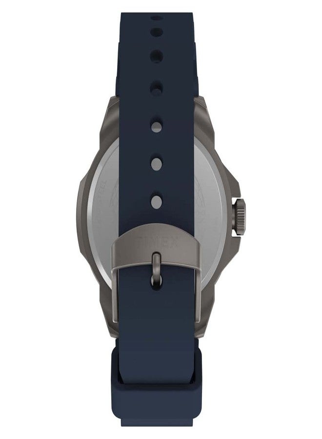 Timex Men's Analog Quartz Watch with Silicone Strap TW2V40800 - Image 4