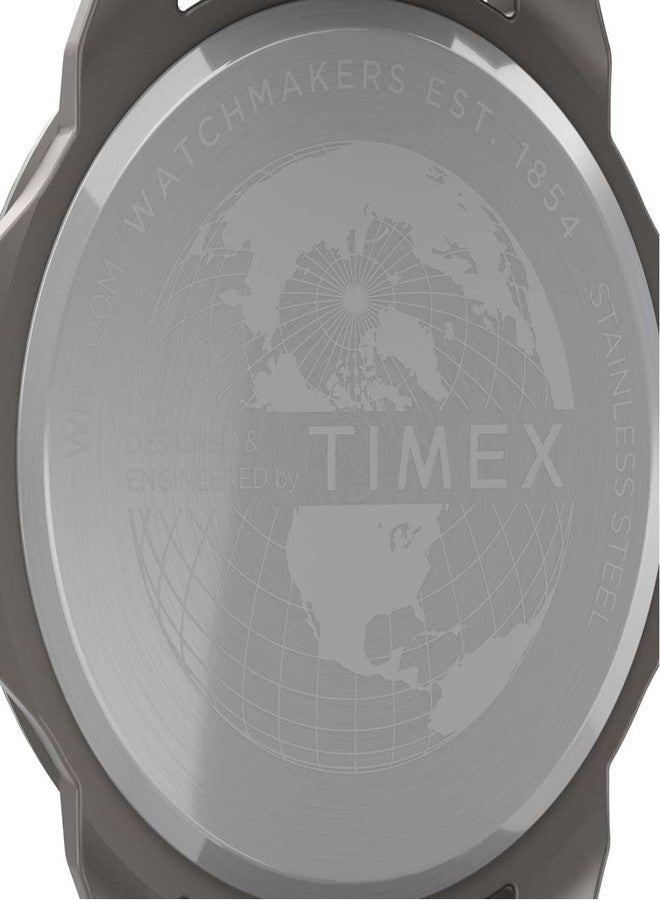 Timex Men's Analog Quartz Watch with Silicone Strap TW2V40800 - Image 5