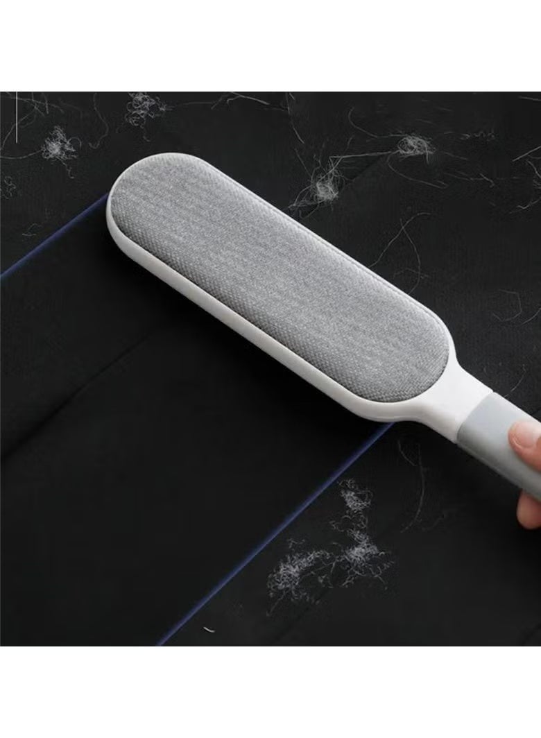 YUJA Reusable Lint Brush, Double-sided Pet Hair Removal Brush, Manual Electrostatic Sticky Lint Pet Hair Dust Brush, Carpet Pet Dog Cat Hair Remover Brush, For Clothing, Sofa, Furniture, Bedding, Carpet - Image 3