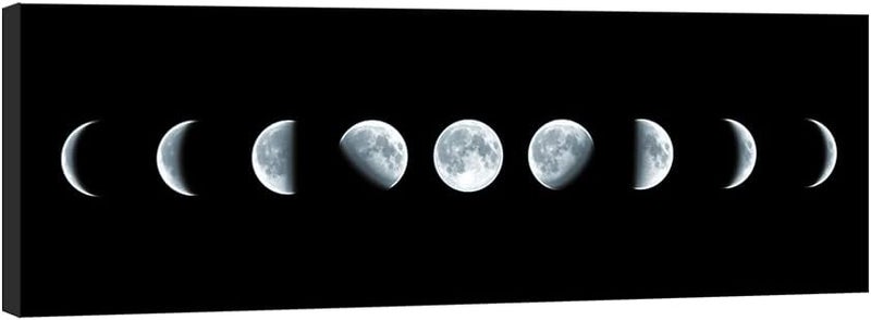 Pyradecor Large Abstract Space Black and White Canvas Prints Wall Art Pictures Paintings for Living Room Bedroom Home Decorations Modern Landscape Giclee Artwork - Image 1
