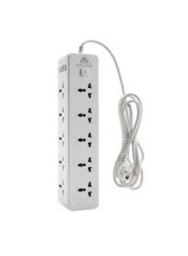 مشترك كهربائي عمودي ذكي متعدد الاستخدامات مزود بمنافذ طاقة وفتحات شحن USB - Image 1