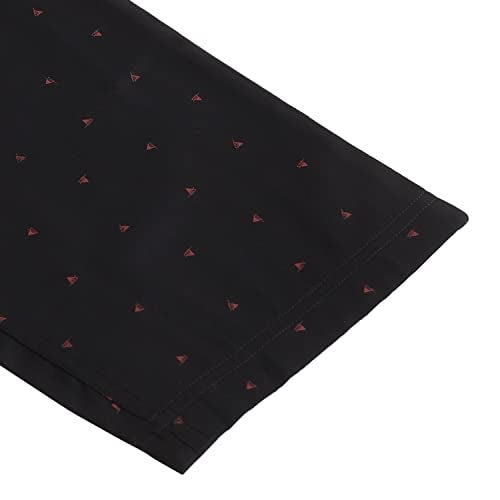 Van Heusen Men Athleisure Allover Print Pyjamas - 100% Combed Cotton - Drawstring Waist, Ultra Soft_50082_APP13_M, Black, Medium - Image 5