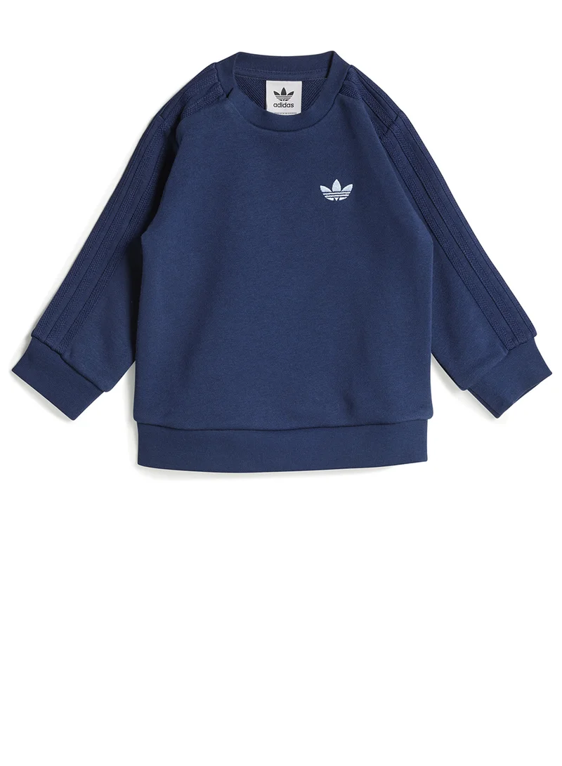 adidas Originals Infant Denim Crew Set