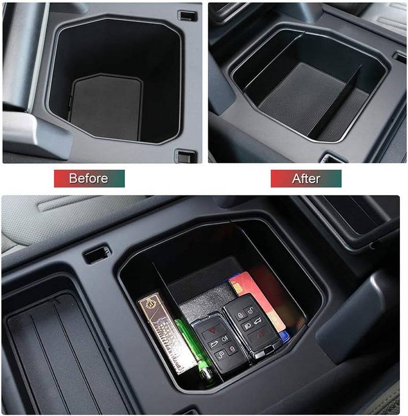 QASULER Car Central Control Armrest Box for Defender 90 110 - Image 2