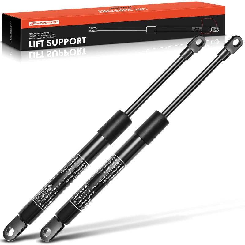 A-Premium Front Trunk Lift Supports Shock Struts Compatible with Porsche 911 1968-1988 912 1968-1969 930 1978-1979 2-PC Set - Image 1