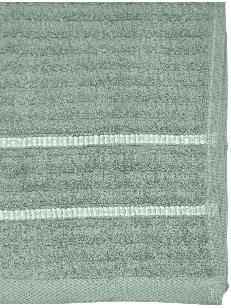 BIANCA Extra Plush Turkish Terry Towels -2pc Hand Towel Set (Mint-Tea) | 480 GSM l 100% Cotton Towel | Hand Towel, Gym Towel for Men Workout Solid-sage - Image 5