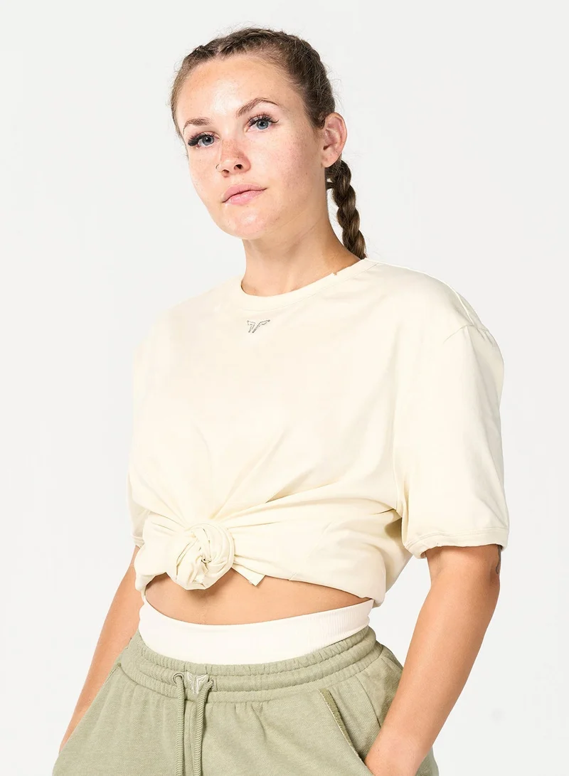 سكوات وولف تيشيرت أوفرسايز بتصميم باتشوورك ريتروغريد