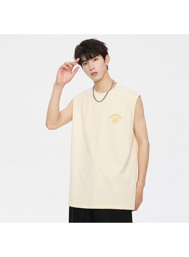 Jeanswest Men's Sleeveless Undershirt - Summer Casual Tank Top, Loose Fit Sport Vest, Thin & Breathable Comfortable Undershirt For Men - Image 2