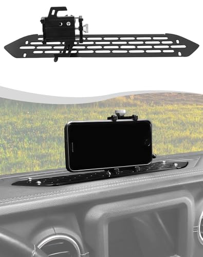 Hoolcar Dash Mount Phone Holder Dashboard Cell Phone Mounting Bracket Stand Compatible with Jeep Wrangler JL JLU Gladiator JT 20182025 Interior Accessories - Image 1