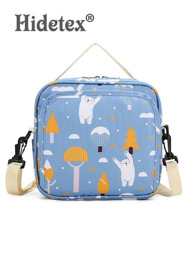 Hidetex - Diaper Bag Baby Diaper Caddy Bag Organizer Mom Bag Diaper Storage Bag Wet Bags Bag Organizer for Tote Travel Organizer Bags Single-shoulder Nappy Bag Storage Bags - Image 1
